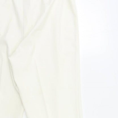 Womens UK Size 36 in Preworn Regular Fit  White Trousers