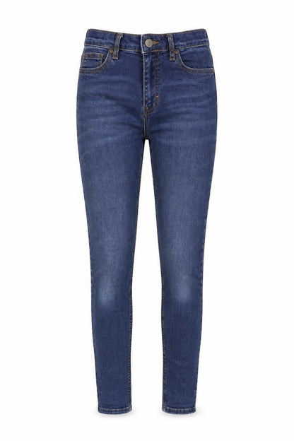 Womens UK Size 26 in Topshop Regular Fit Skinny Blue Jeans