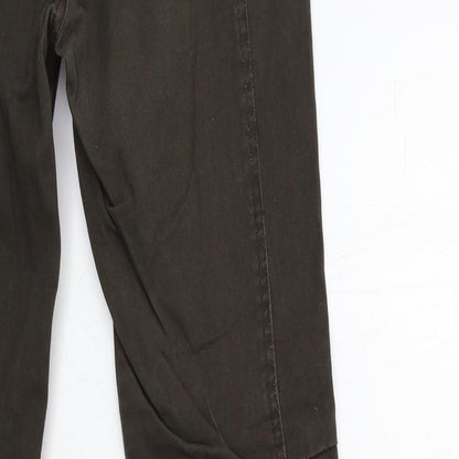 Mango Womens Brown  Denim Skinny Jeans Size 6 L29 in