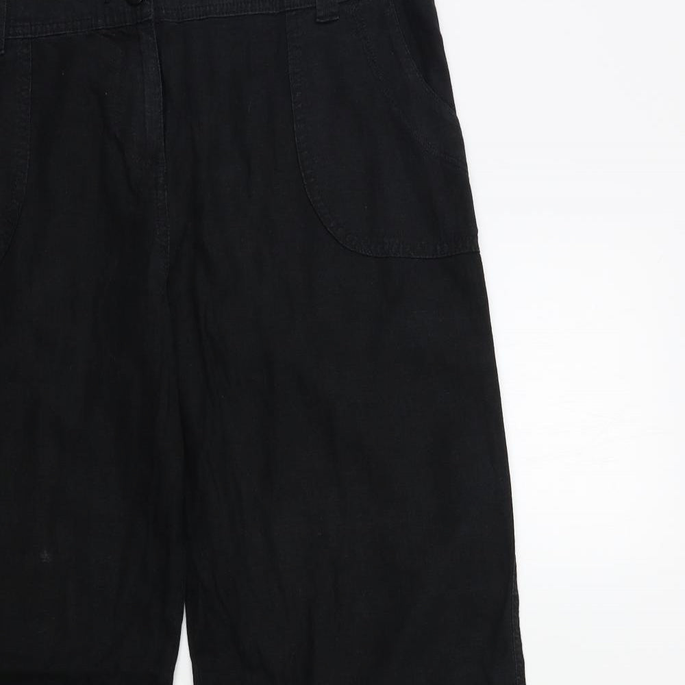 Womens UK Size 36 in Preworn Regular Fit  Black Trousers