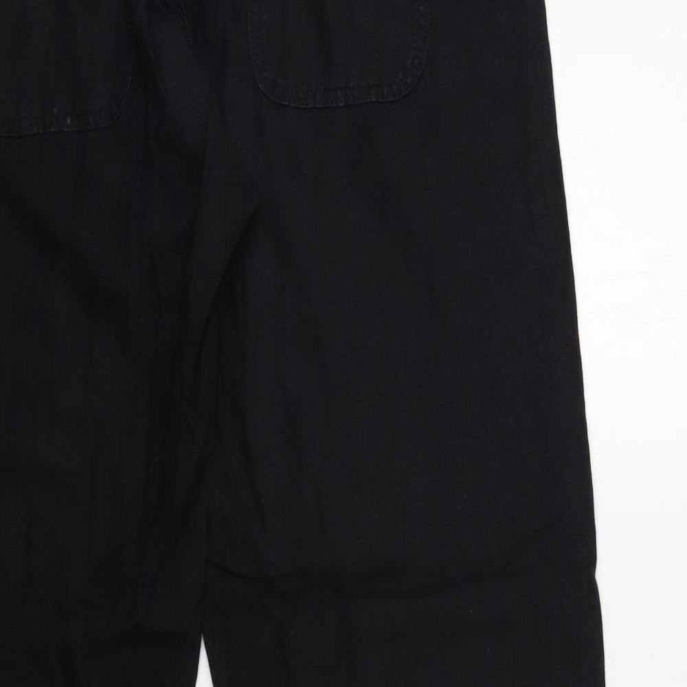 Womens UK Size 36 in Preworn Regular Fit  Black Trousers