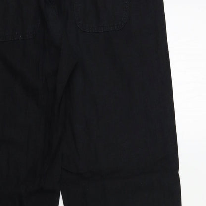 Womens UK Size 36 in Preworn Regular Fit  Black Trousers