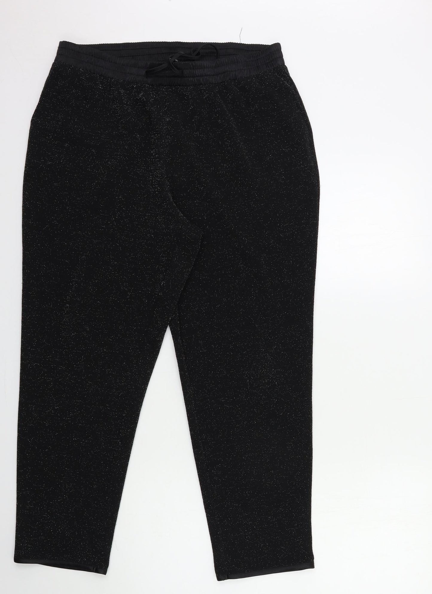 George Womens Black   Trousers  Size 16 L28 in
