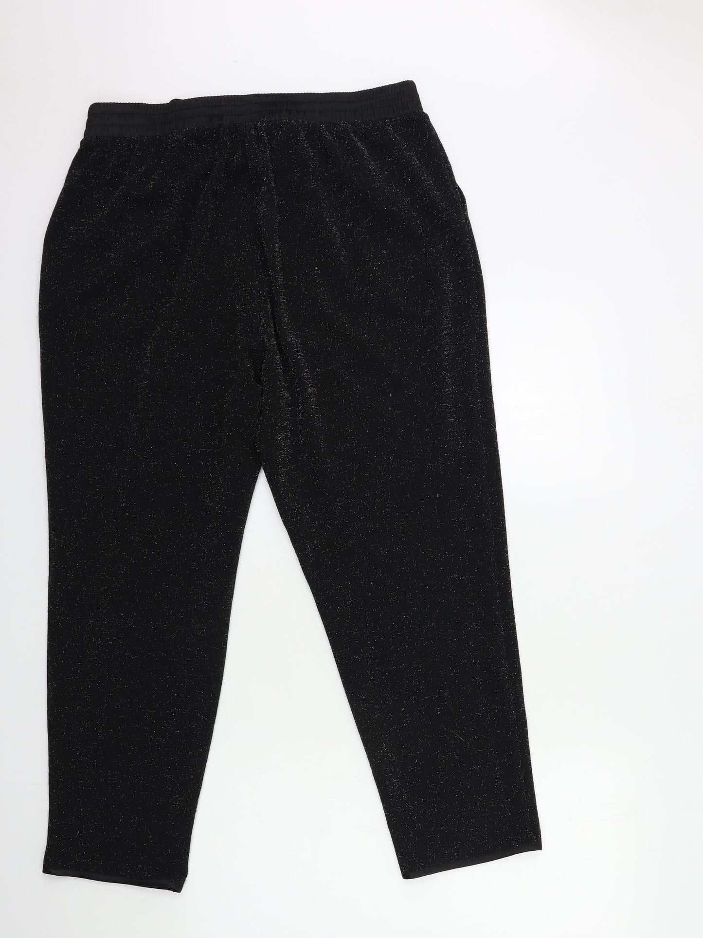 George Womens Black   Trousers  Size 16 L28 in