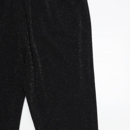 George Womens Black   Trousers  Size 16 L28 in