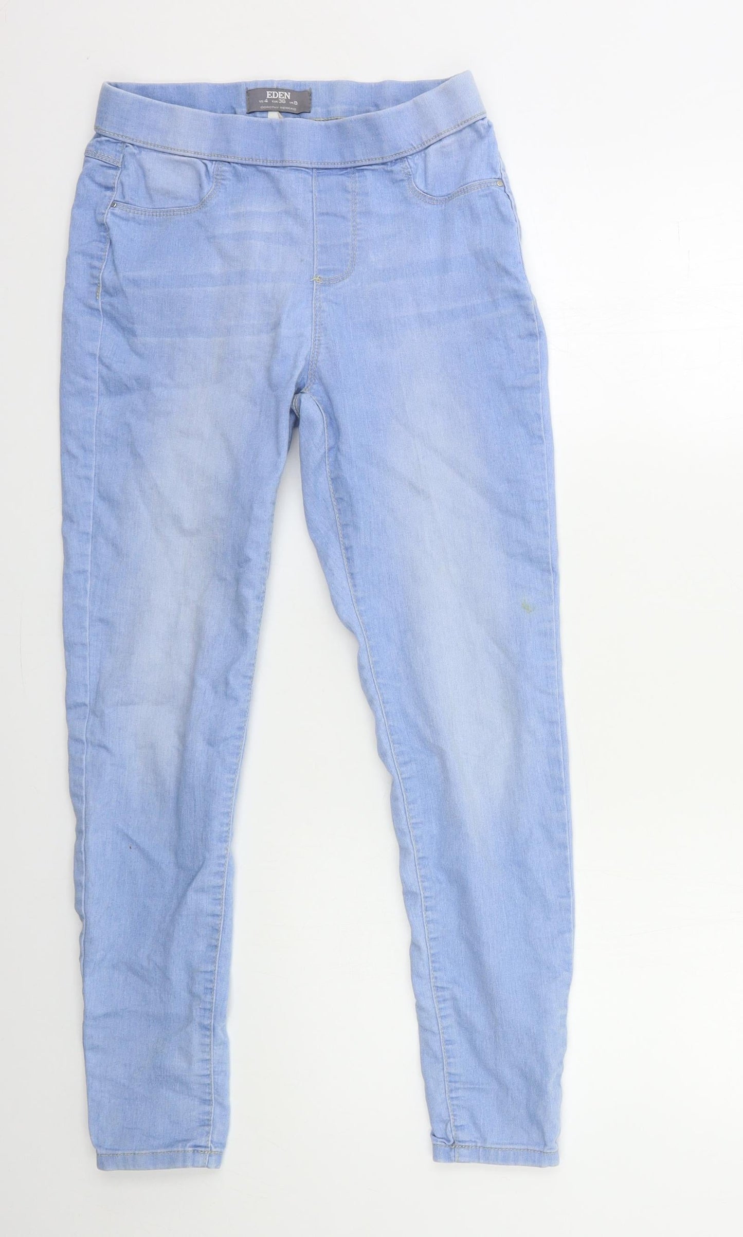 Dorothy Perkins Womens Blue  Denim Skinny Jeans Size 8 L27 in