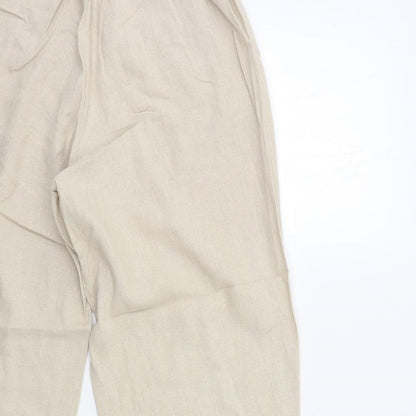 Womens UK Size 18 Classics Regular Fit  Beige Trousers