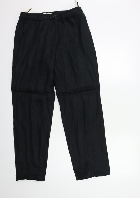 Precis Womens Black   Trousers  Size 30 in L29 in