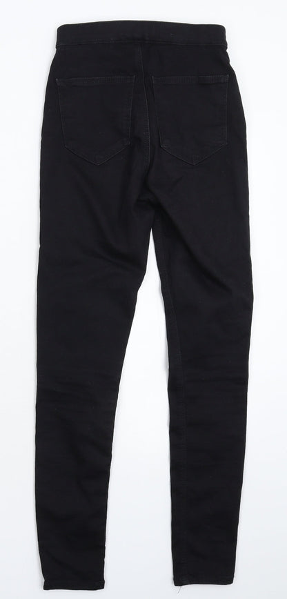 Topshop Womens Black  Denim Jegging Jeans Size 26 in L27 in