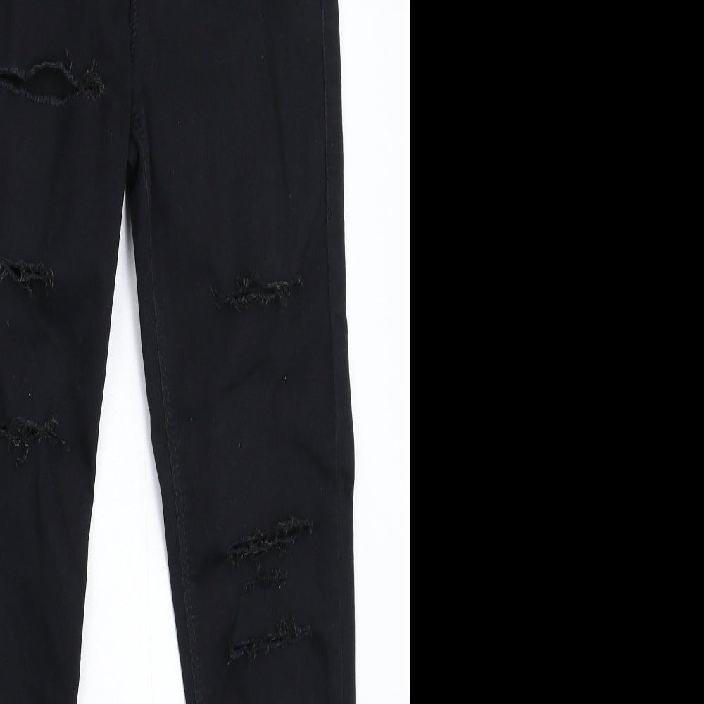 Topshop Womens Black  Denim Jegging Jeans Size 26 in L27 in
