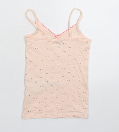 Kiabi Girls Beige   Basic Tank Size 4-5 Years