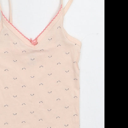 Kiabi Girls Beige   Basic Tank Size 4-5 Years