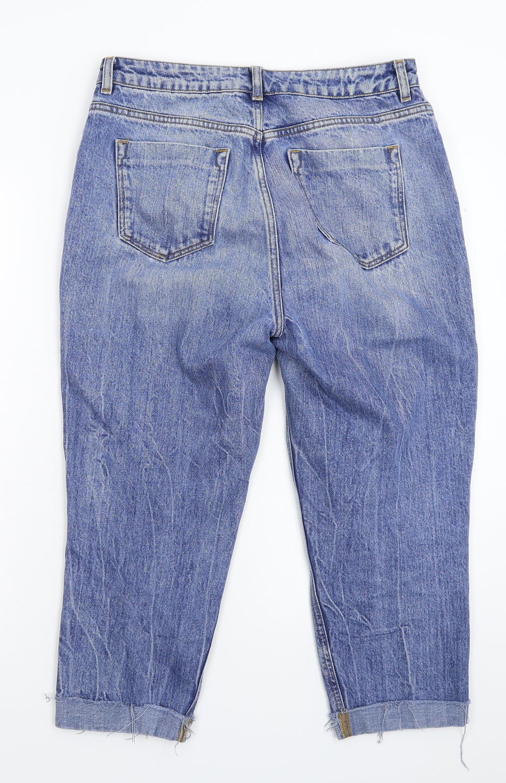 ASOS Womens Blue  Denim Cropped Jeans Size 30 in L21 in