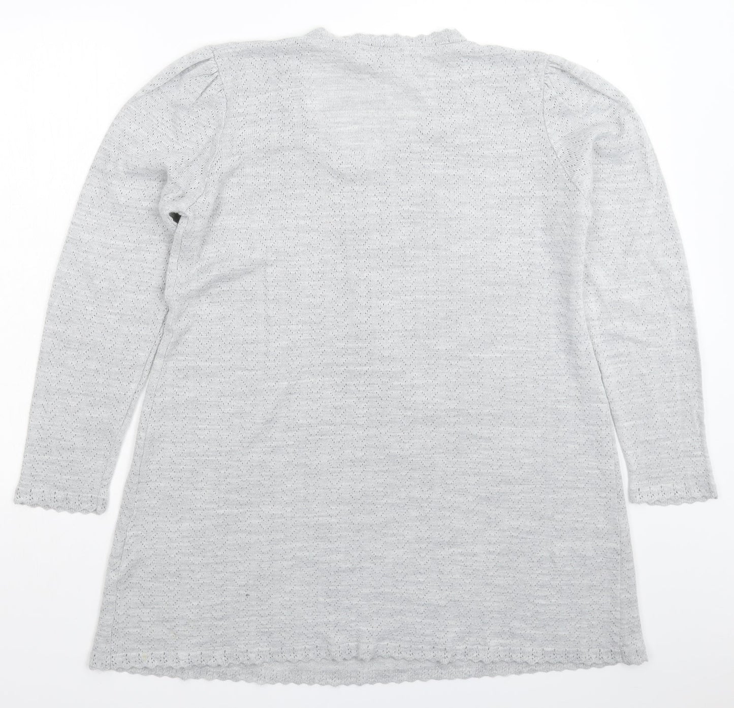 Womens UK Size 18 Afibel Grey Pullover Jumper