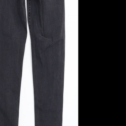 Topshop Womens Grey  Denim Skinny Jeans Size 26 in L26 in