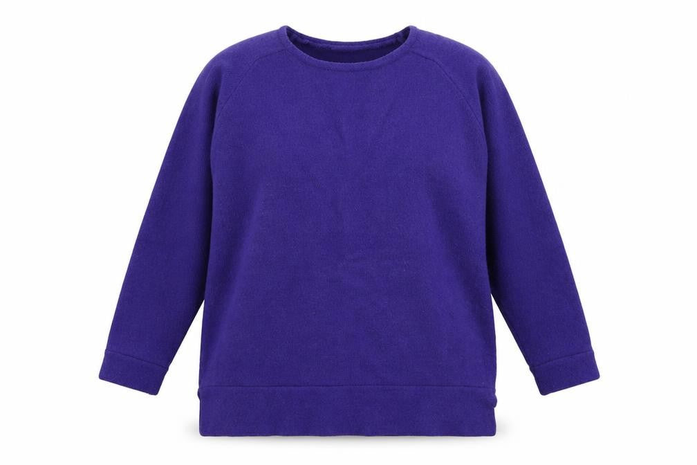 Womens UK Size L Poppy Purple Pullover Jumper
