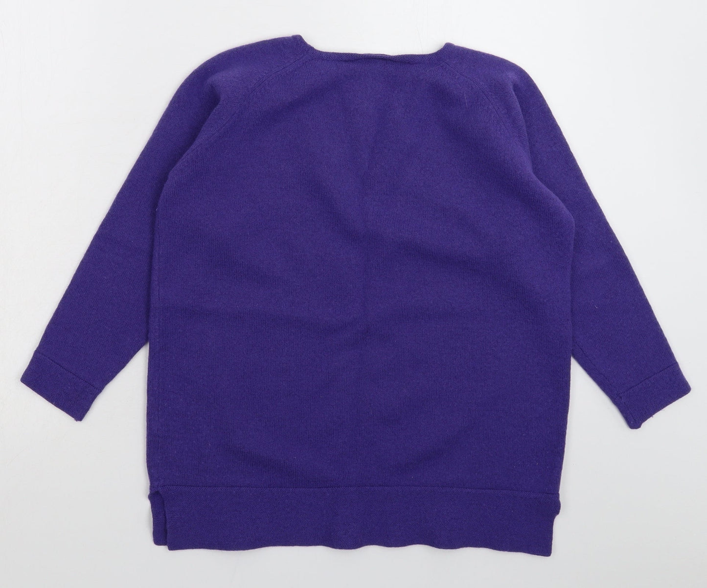 Womens UK Size L Poppy Purple Pullover Jumper