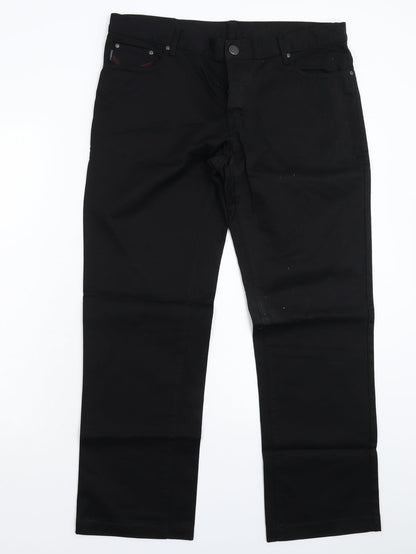 Bosideng Womens Black  Denim Boyfriend Jeans Size 34 L28 in
