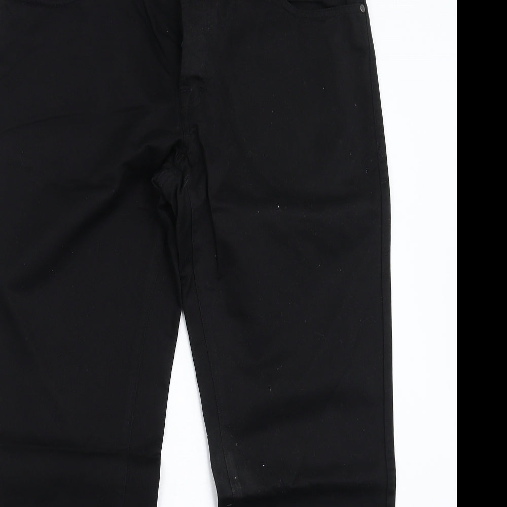 Bosideng Womens Black  Denim Boyfriend Jeans Size 34 L28 in
