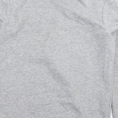 Mens UK Size S Boohoo Grey Pullover Sweatshirt