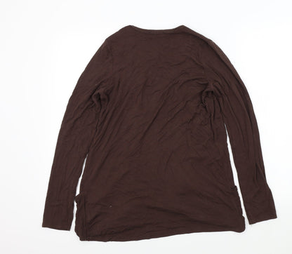 Sassy Womens Brown   Cardigan Jumper Size S