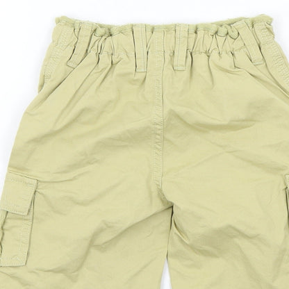 Preworn Boys Brown Colourblock  Bermuda Shorts Size 2 Years