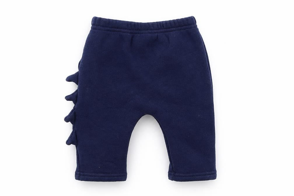 Front view of Tu Baby Blue Colourblock Jogger Trousers, size 0-3, Months