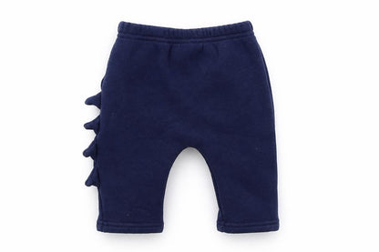Front view of Tu Baby Blue Colourblock Jogger Trousers, size 0-3, Months