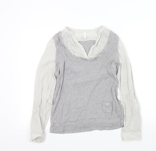 Womens UK Size 16 M&S Grey Pullover Jumper