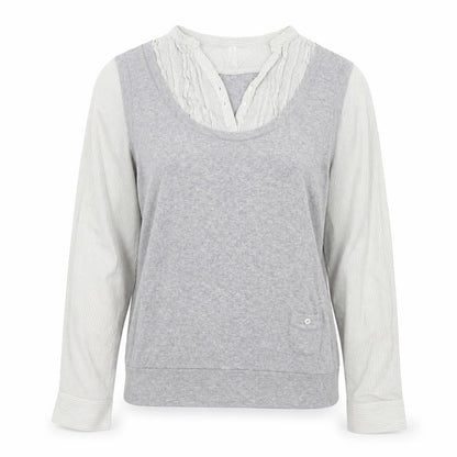 Womens UK Size 16 M&S Grey Pullover Jumper