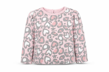 Studio Girls Pink Camouflage  Pullover Jumper Size 9-12 Months