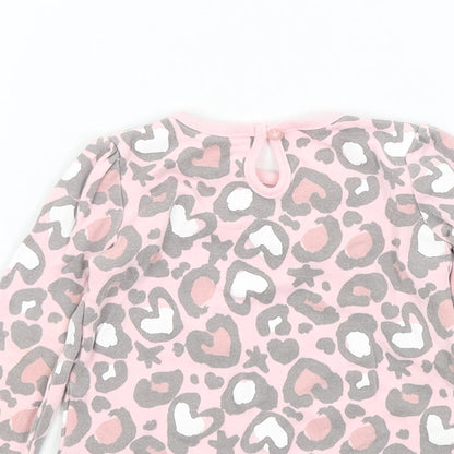 Studio Girls Pink Camouflage  Pullover Jumper Size 9-12 Months