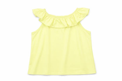 H&M Girls Yellow   Basic T-Shirt Size 7-8 Years