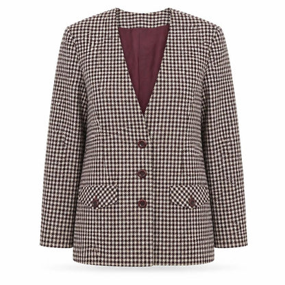 separa Womens Purple Geometric  Jacket Blazer Size 12