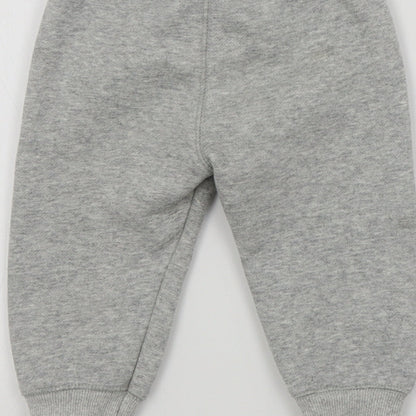 Preworn Boys Grey Colourblock  Cropped Trousers Size 12 Months