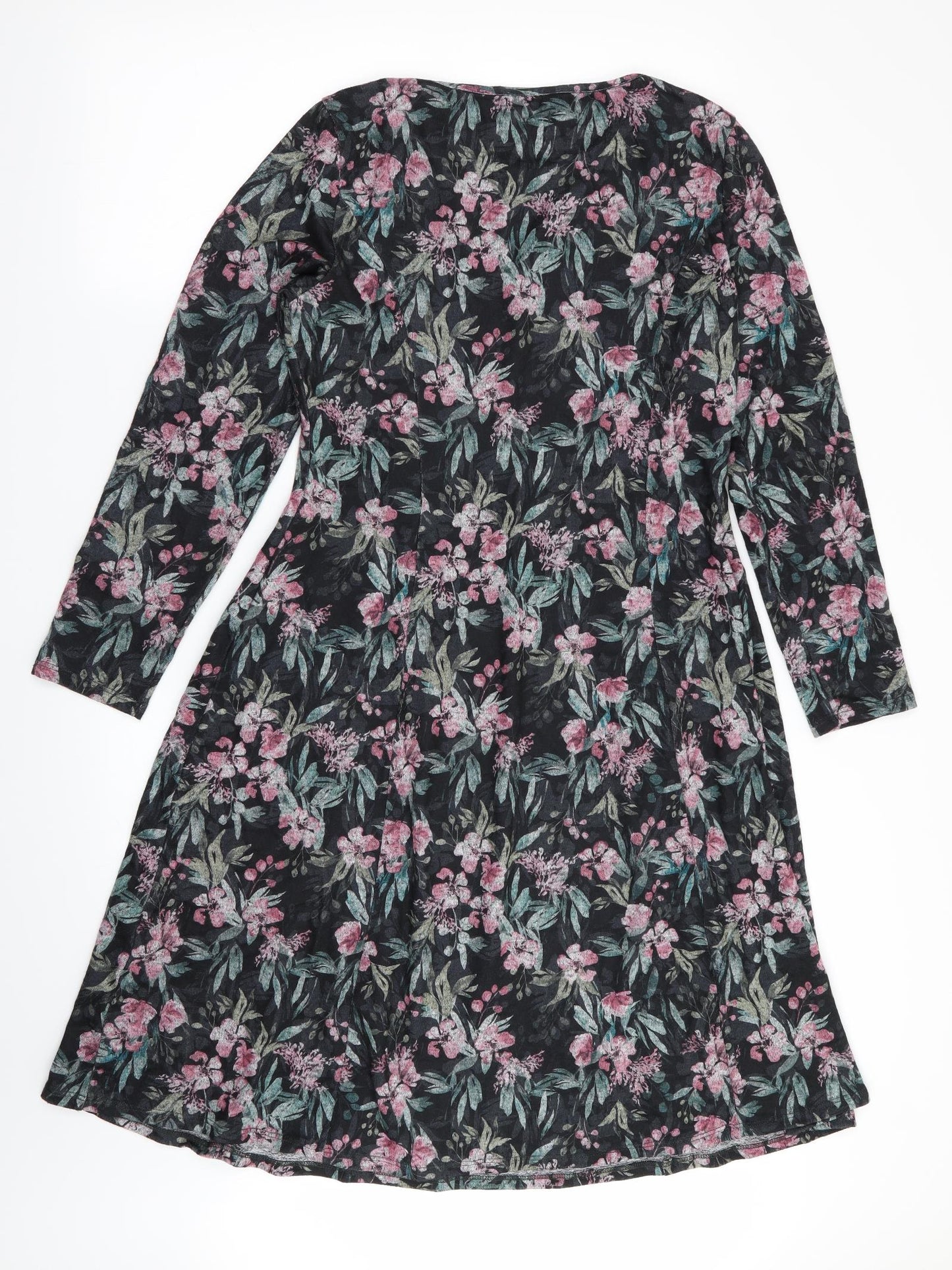 Cotton Traders Womens Multicoloured Floral  Fit & Flare  Size 12