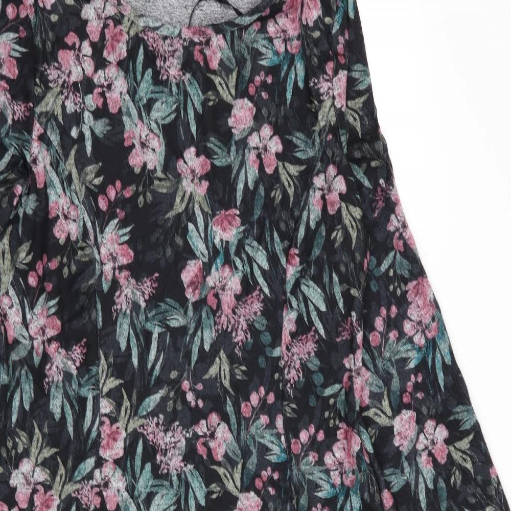 Cotton Traders Womens Multicoloured Floral  Fit & Flare  Size 12