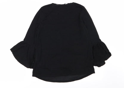 Quiz Womens Black   Basic T-Shirt Size 10