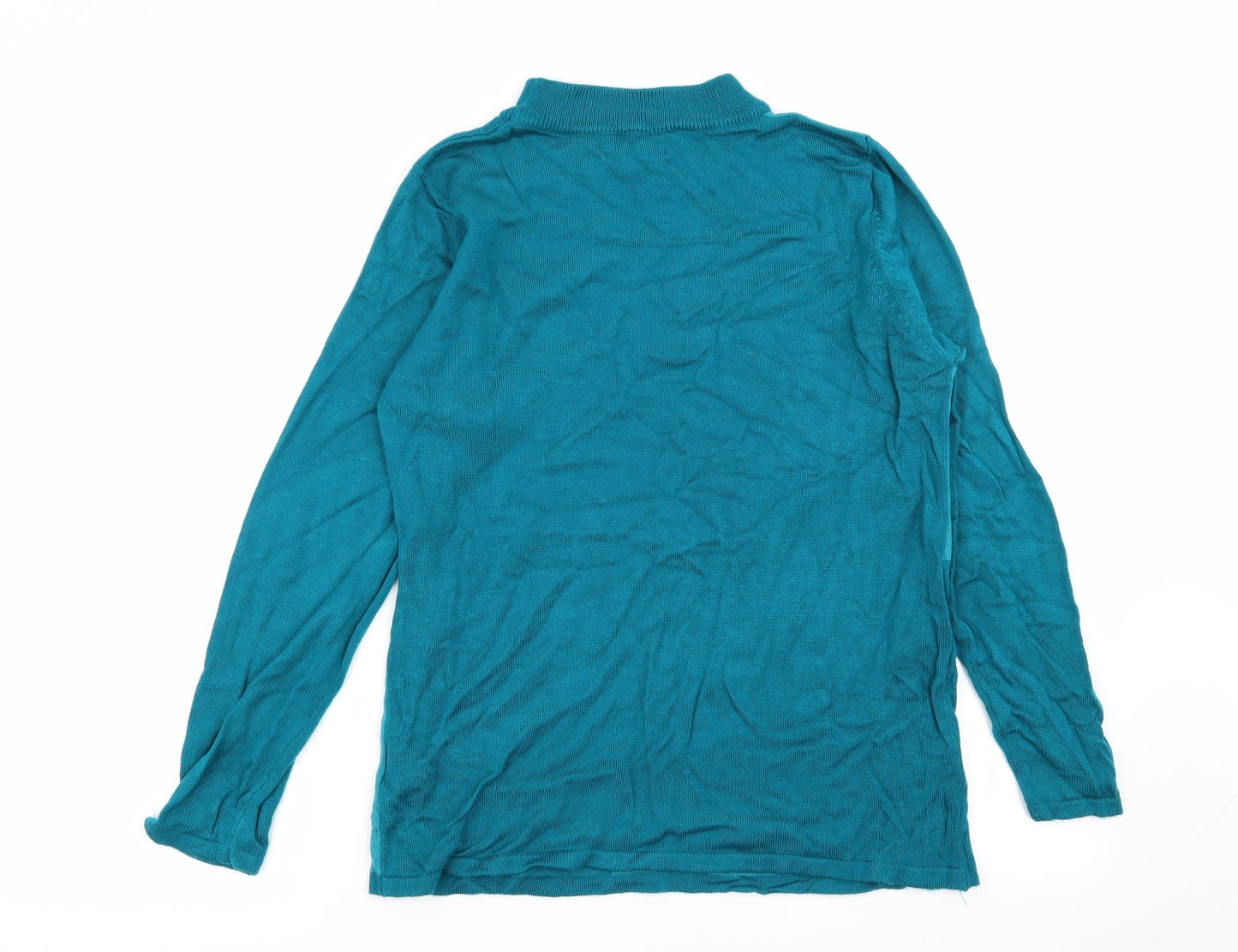 Womens UK Size M fay louise Green Pullover Jumper
