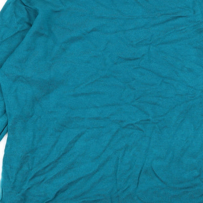 Womens UK Size M fay louise Green Pullover Jumper