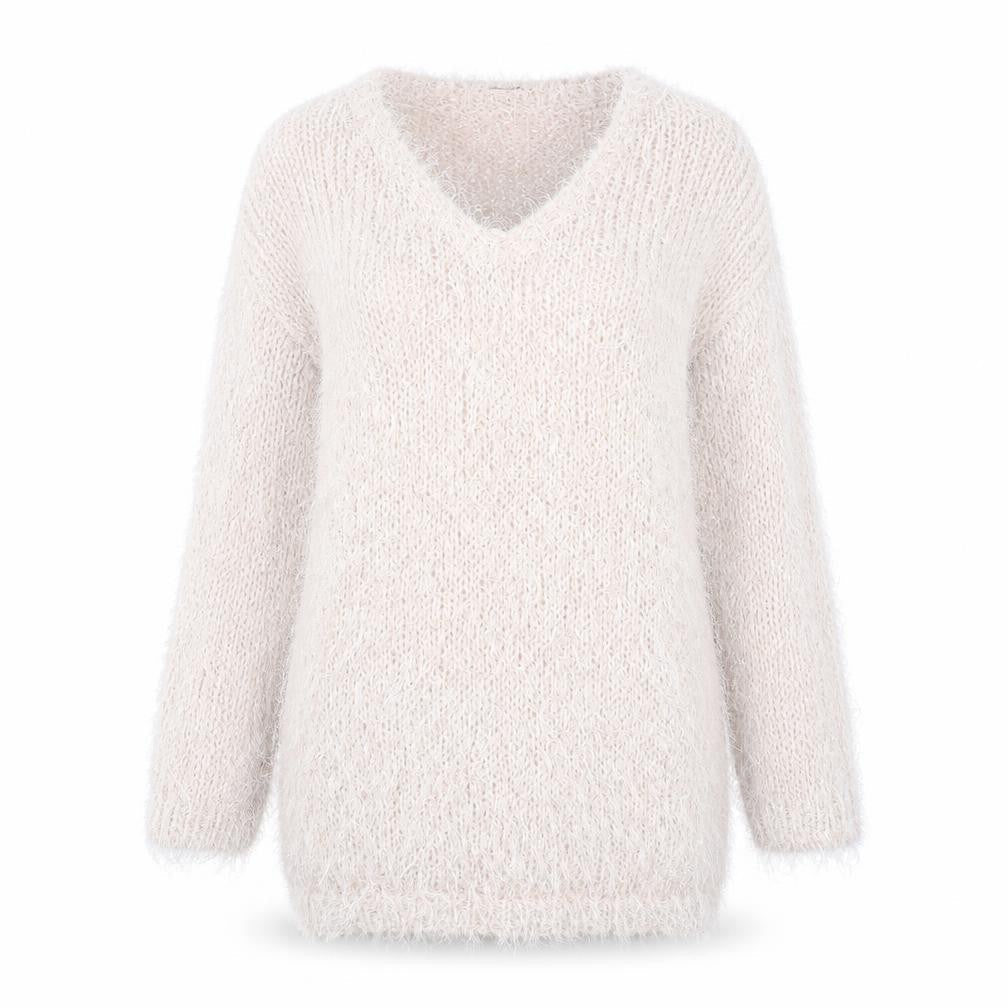 Womens UK Size 10 F&F Pink Pullover Jumper