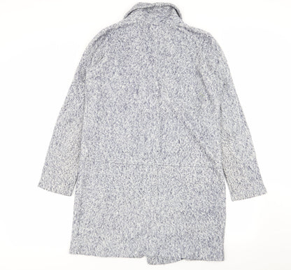 Womens UK Size 6 NEXT Blue Overcoat