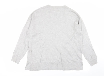 Gallery Womens Grey   Pullover Jumper Size M