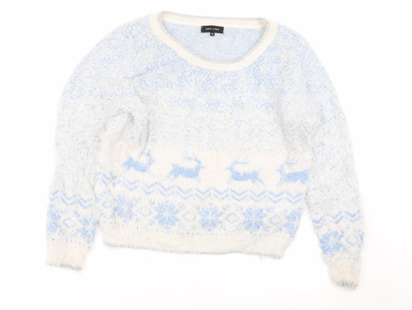 Womens UK Size 12 New Look Multicoloured Pullover Jumper