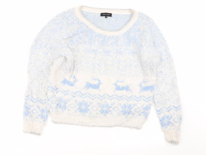 Womens UK Size 12 New Look Multicoloured Pullover Jumper