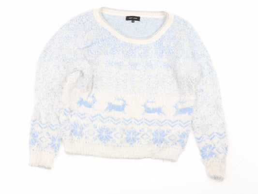 Womens UK Size 12 New Look Multicoloured Pullover Jumper
