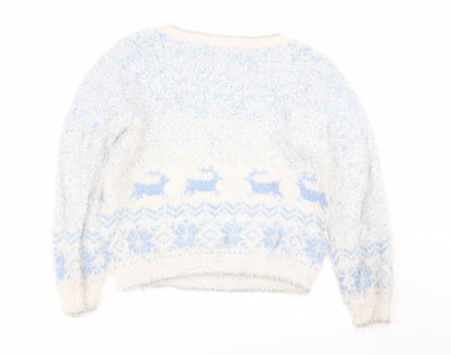 Womens UK Size 12 New Look Multicoloured Pullover Jumper