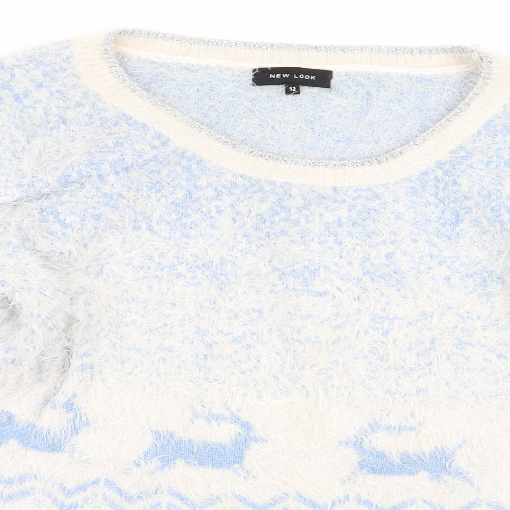 Womens UK Size 12 New Look Multicoloured Pullover Jumper