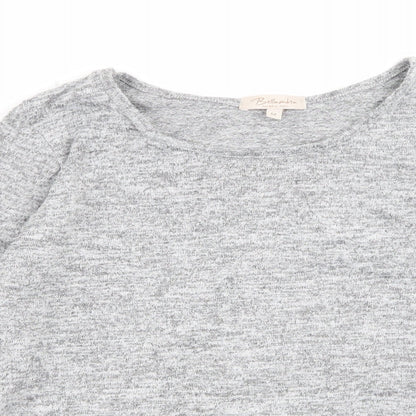 Womens UK Size M Bella Grey Basic T-Shirt