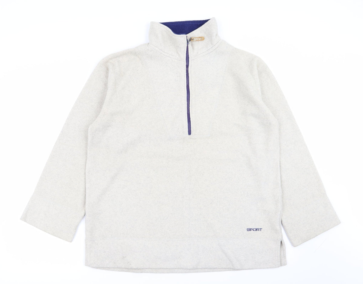 theme sport Womens Ivory   Pullover Jumper Size 10